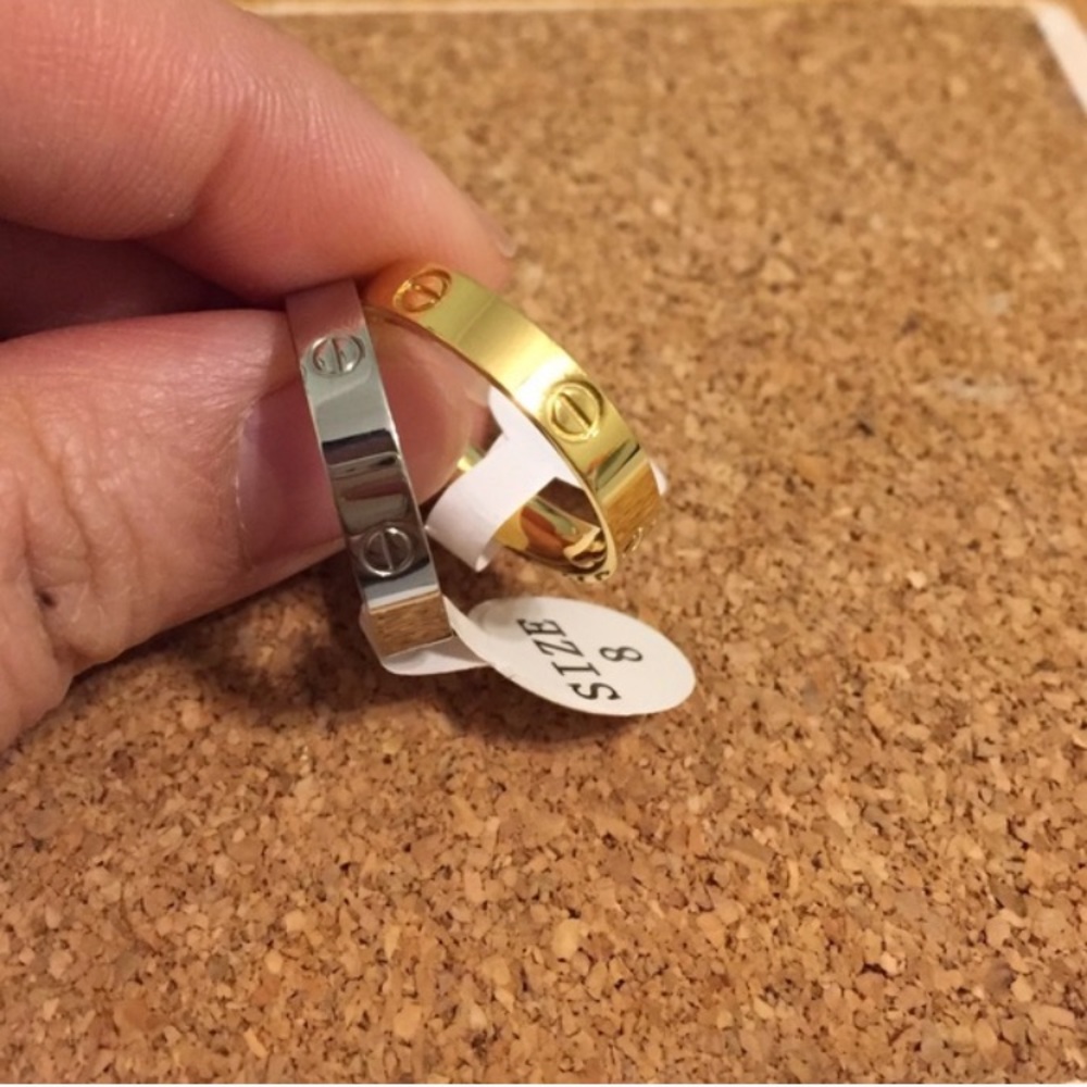 Silver Love Ring